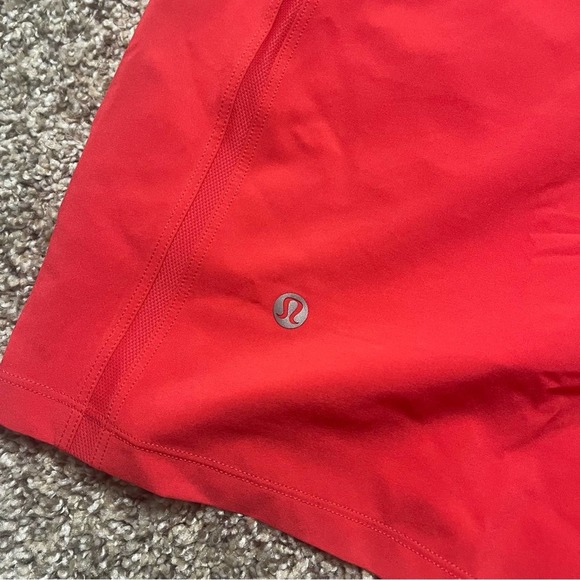 NWT Men’s Lululemon Red Pace Breaker liner less Bright red Shorts 5 inch - Picture 4 of 6